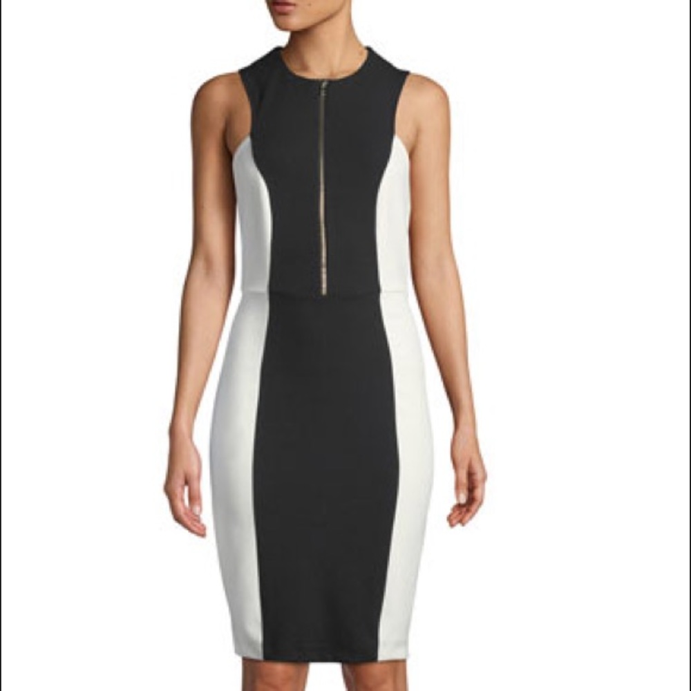 NWT Newman Marcus Colorblock Dress